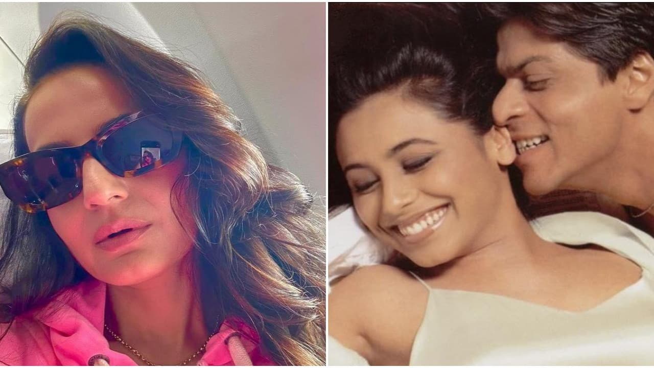 Sempat Ditolak Ameesha Patel, SRK Bawa Sang Aktris Lihat Hasilnya