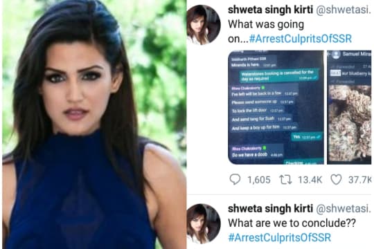 Kakak Sushant Singh Rajput Bagikan Percakapan Rhea Chakraborty Transaksi Obat-Obatan