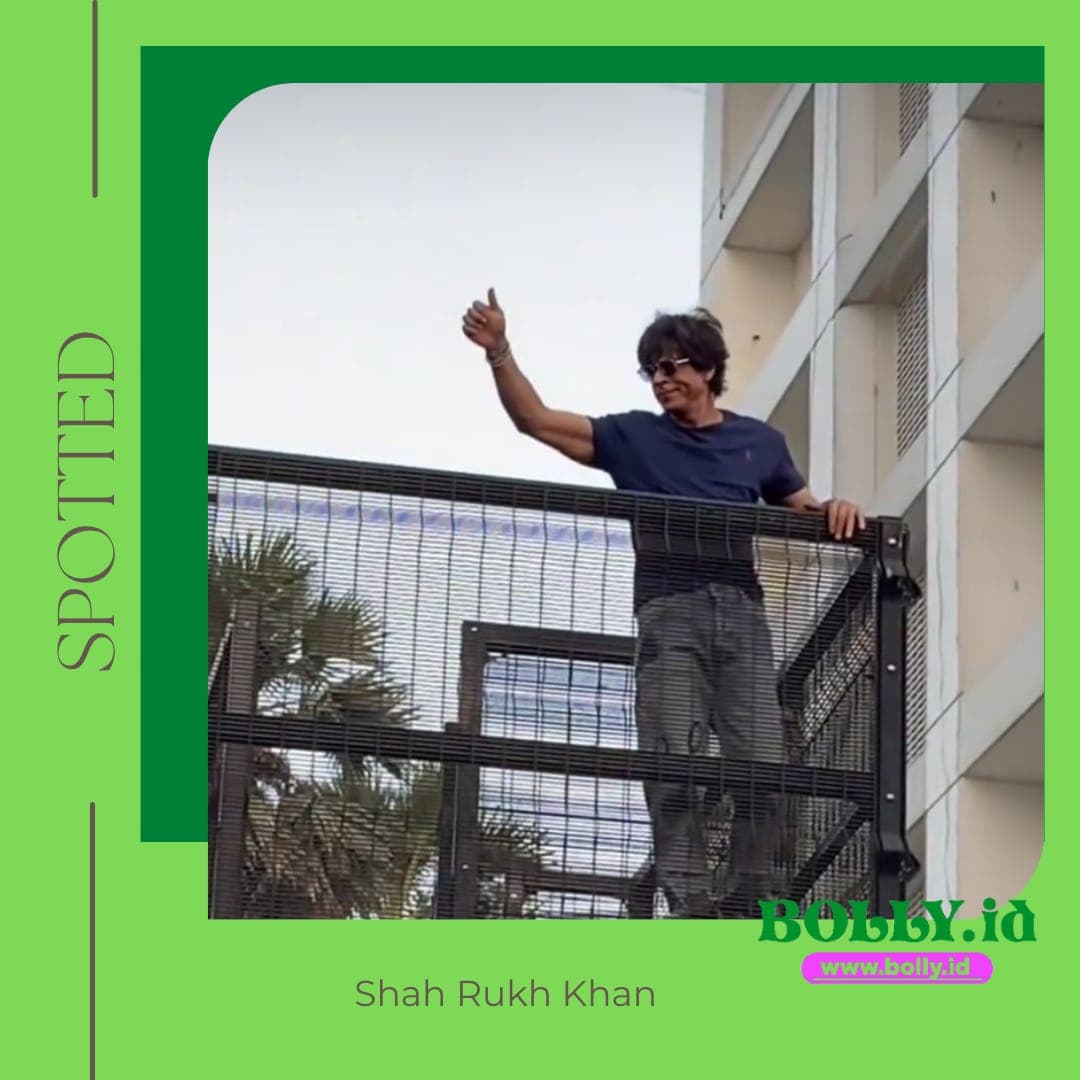 Shah Rukh Khan Sapa Fans di Hari Raya Idul Fitri