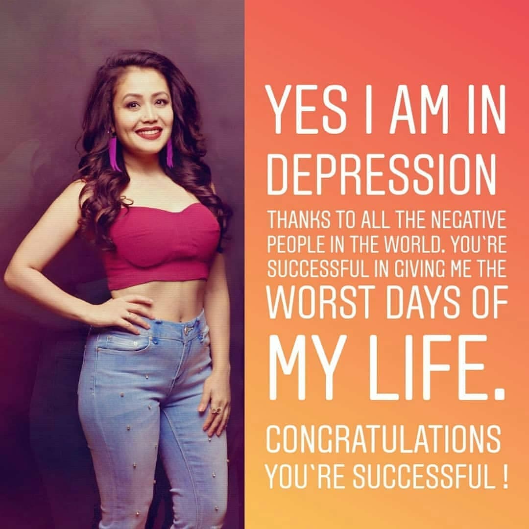 Neha Kakkar Mengaku Depresi, Paska Putus?