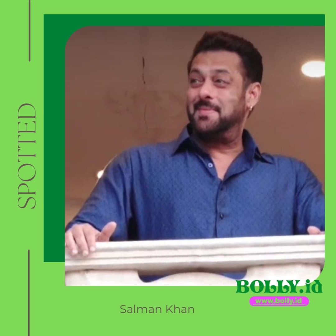 Salman Khan Sapa Fans di Idul Fitri