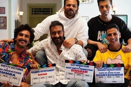 Rohit Shetty dan Ketiga Petugas Polisi Favoritnya, Bonus Karan Johar