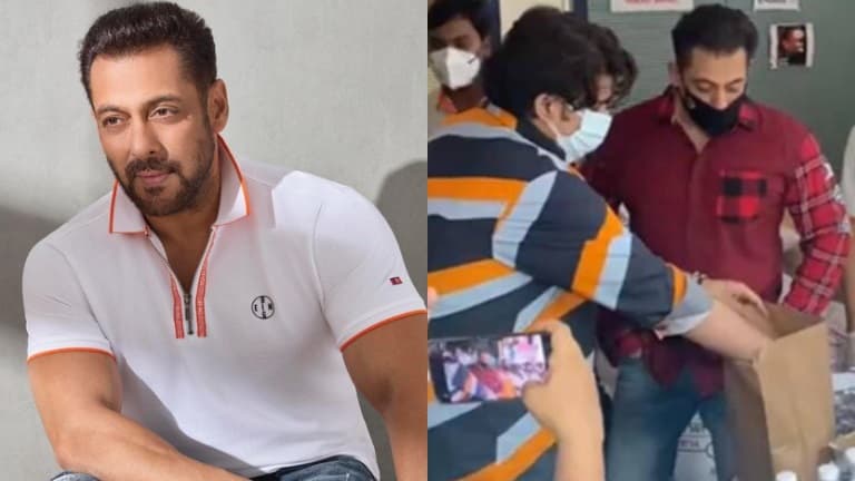 Bak Malaikat, Salman Khan Bagikan Makanan Dari Loksyut Ke Orang Tidak Mampu