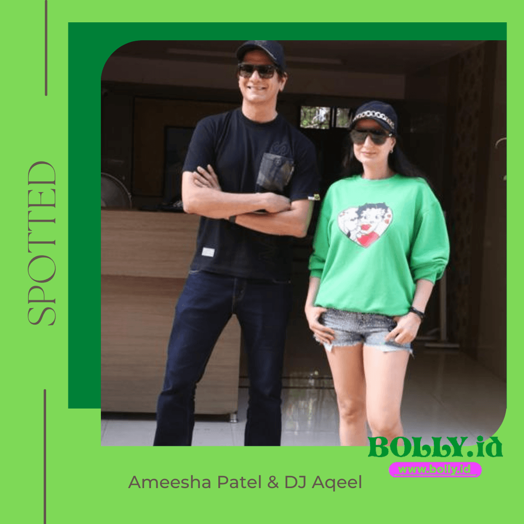 Ameesha Patel & DJ Aqeel spotted
