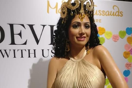 Peluncuran Patung Lilin Sridevi di Madame Tussauds Singapura