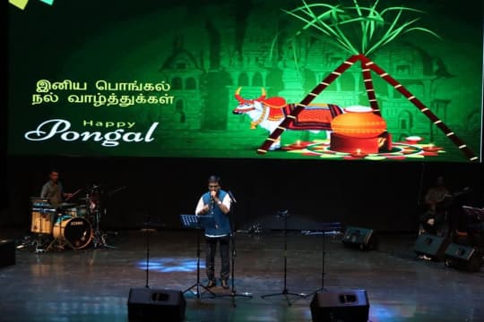 Live Music Pongal Swarangal Indonesian Tamil Sangam
